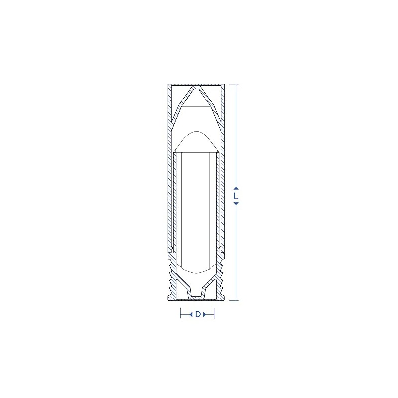 5/16" x 2-3/16" (8mm x 55mm) Grip Pak Centered (Kit)