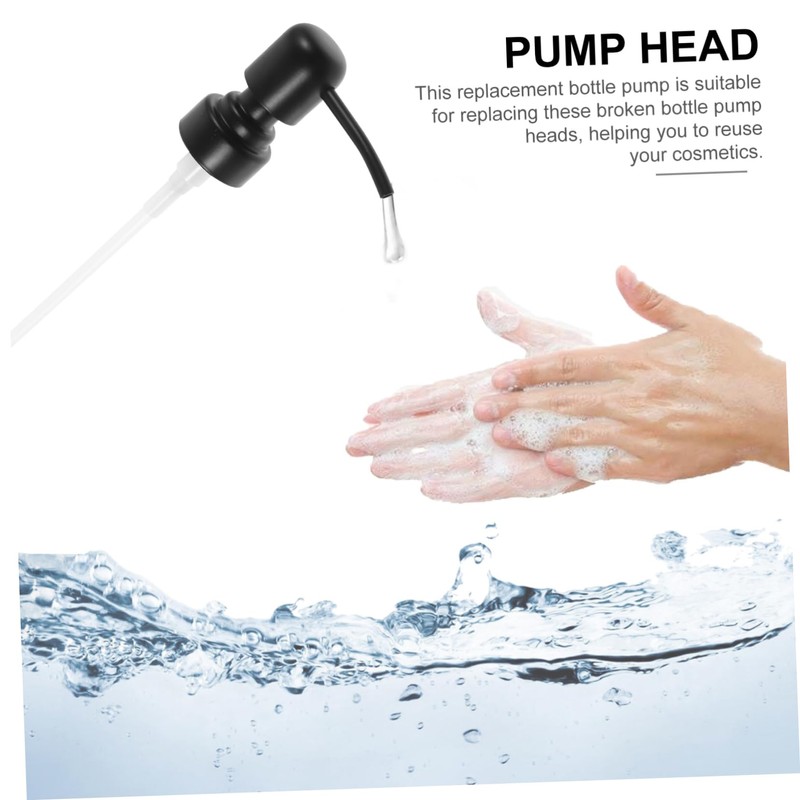 Baluue 2pcs Lotion Pump for Jars Replacement Pump for Shampoo