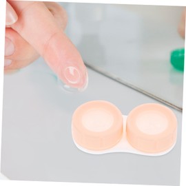 FOMIYES Elegant 2-in-1 Contacts Lens and Care Kit Compact Storage Case for Daily Use