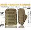 Tactical MOLLE Hydration Pack for 2L Hydration Water Bladder 500D
