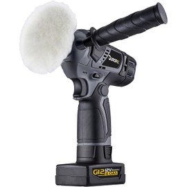 Durofix RS1222-P2G G12 Series 12V Cordless 3" Compact Polisher Sander Kit with 2 Batteries & Charger, 16 Speed 1,600 to 9,500 RPM, 2 Battery Kit with Canvas Bag