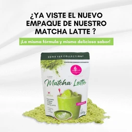 Zoma Tea Collection - MATCHA LATTE - Té Verde - Hecho con matcha japonés - Sin azúcar añadida – Healthy Superfood - Rico en antioxidantes - Polvo - Powder Tea - Caja 800g