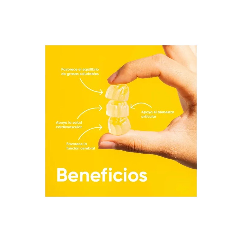Omega 3 En Gomitas Dha 180 Gummies Para 3 Meses