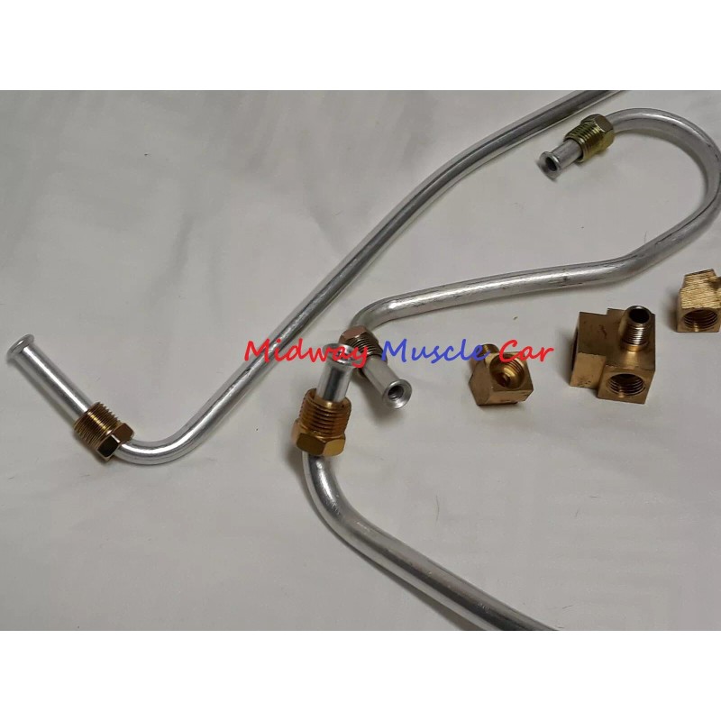 MMC 66 Pontiac Tri Power Fuel Line Kit With Front