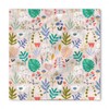 Ambesonne Botanic Pet Scarf, Monstera Bluebells Birds, 22" X 22"