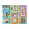 Melissa & Doug Wooden Hide & Seek Activity Board –
