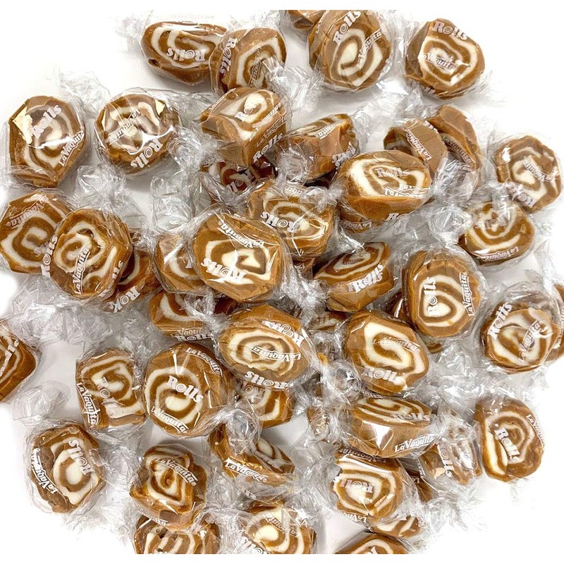 SweetGourmet Coconut Caramel Swirl Rolls | 2 Pounds