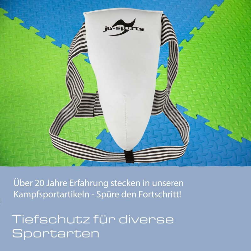 Ju-Sports Groin Protector black/white Size:L