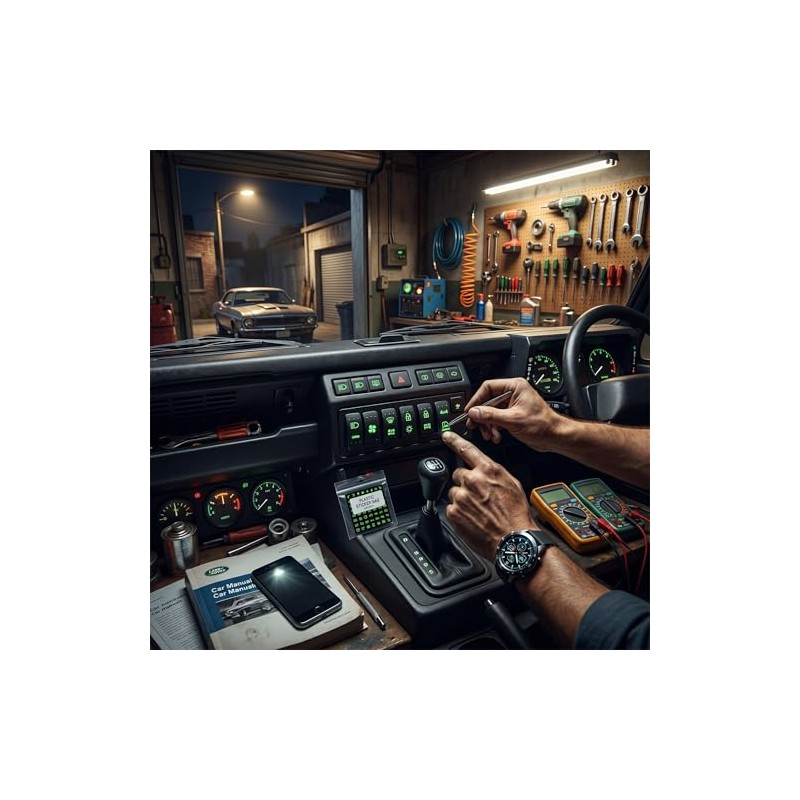 Pegatinas para Botones de Coche, Pegatinas para Luz de Coche