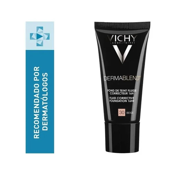 Vichy Base De Maquillaje Fluida Beige Dermablend T30 30ml