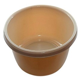 Ybm Home Round Plastic Wash Basin (1148 11.25", Beige)