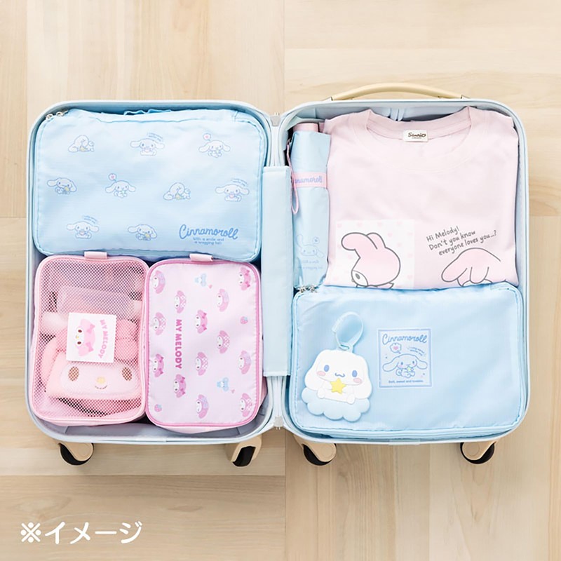 Sanrio 679488 Travel Pouch Set, 2 Pieces, My Melody Polyester