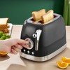 Wiltal Toaster 2 Slice, Retro Roaster, Bagel Toaster, With Stainless