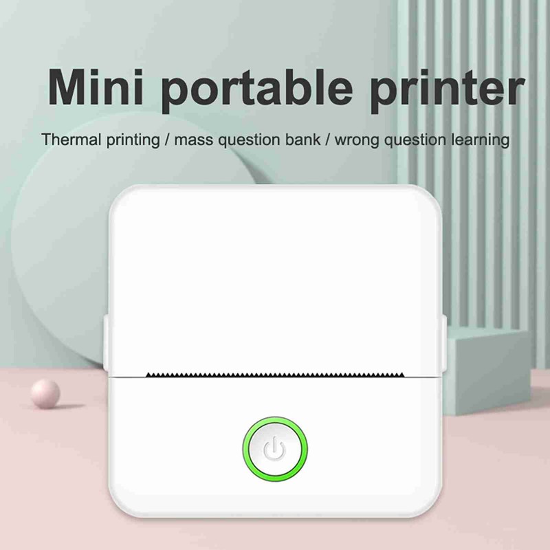 2Inches Mini Pocket Printer Portable Thermal Printer Machine Wireless BT