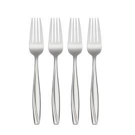 Oneida Camlynn Everyday Flatware Dinner Forks 18/0 Stainless Steel, Set of 4, Silver