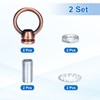 PATIKIL 18Lb Load Lamp Female Loop Holder, 2 Set Lifting