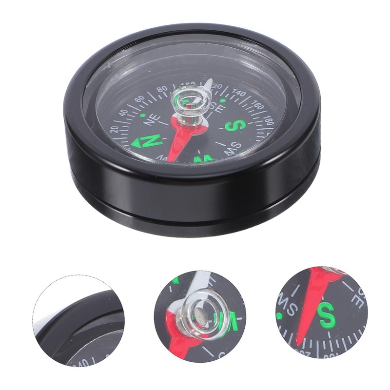 Abaodam Bicycle Compass Hiking Compass Navigation Mini Pocket Compass Camping