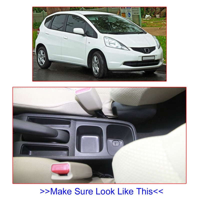 XUKEY For Honda Fit / Jazz US Black Armrest Car