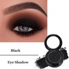 Matte Black Single Eyeshadow - Pressed Fine Powder for High