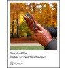 AKAROA ESTD 2019 DAN Men's Leather Gloves, Touchscreen Function, Italian