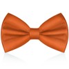 URAQT Men's Bow Tie, Classic Plain Bow Ties for Men,