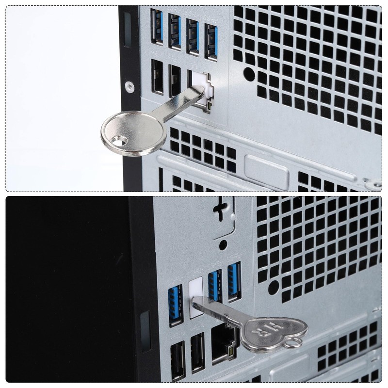 sourcing map 15pcs Port Blocker Locking USB Port/Dust Metal Blocker