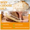 4 Pack Bread Slicer with 8 Replacement Serrated Blades for