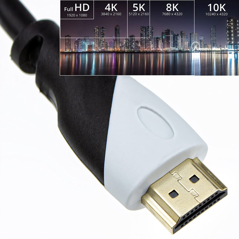kenable Certified Ultra High Speed HDMI 2.1 Cable 8K@60/4K@120 48Gbps