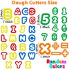 Dough Tool Set with Dough Alphabet Cutters,Numbers Cutters,Mathematical Symbols,Great Dough