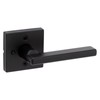 Kwikset Halifax Matte Black Bed and Bath Lever Right or