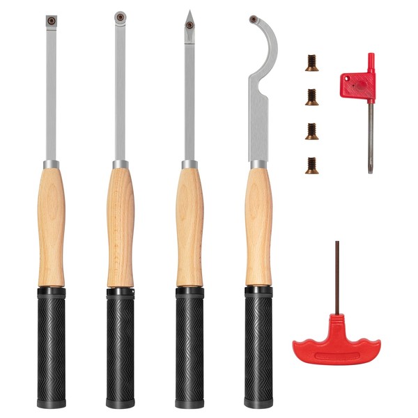 DEEFIINE 18.3" Full Size Carbide Tip Wood Lathe Turning Tool