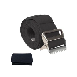 Homymusy 60 Inch Adjustable Gait Belts for seniors - Comfortable Buckle Protect Cover Keep Belt Buckle Reaching the Waist,Supports up to 350 lbs(Black, 60INCH Metal Buckle)