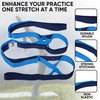 10 Loops Yoga Stretching Strap for Physical Therapy, Dance, Flexibility