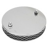 14x3cm High Flow Air Filter Chrome Metal Replacement for SU