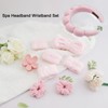 9Pcs Spa Stirnband zum Waschen Gesicht, YRYUNRUI Skincare Stirnband, Schwamm