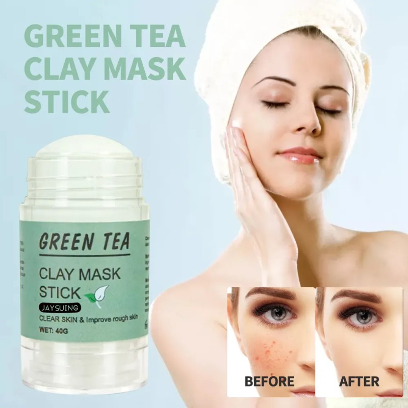 Mascarilla En Barra De Arcilla Con Té Verde Jaysuing Para