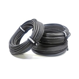 KWANGIL 24AWG 12 Conductor Wire Cable (UL2464) - High Flexible Tinned Copper Unshielded Alarm Security Burglar LED Power - for Low Voltage Installations (Matte Black 50FT)