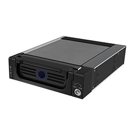 Icybox 5.25" SATA - SATA Mobile Rack Black full Aluminium Hot Swap