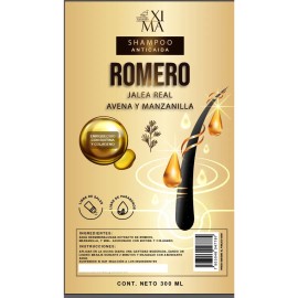 Shampoo Anticaida Cabello Romero Jalea Real Avena 300ml