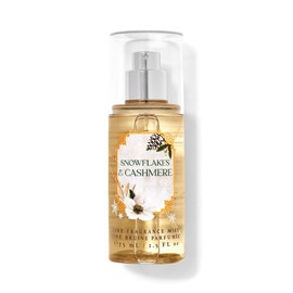 Bath and Body Snowflakes & Cashmere Mini Travel Size Fine Fragrance Mist, 2.5 fl. oz. / 75 mL (Packaging Artwork Styles May Vary)