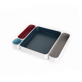 Drawer Organizer S/4 - 2" Sky Blue, Berry, Peacock, Stripes