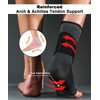 Kuzimua 2 Pack Ankle Support Brace, Adjustable Ankle Brace Wrap