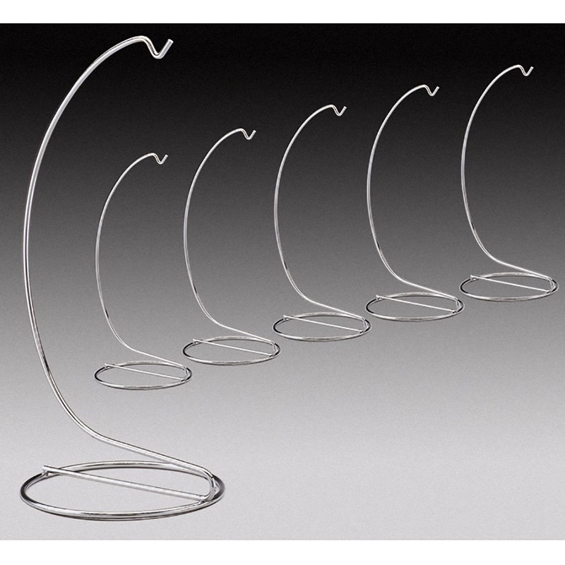 BANBERRY DESIGNS Silver Ornament Christmas Display Stand - Jewelry -