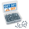 Galvanised Clout Nails 13mm (300pcs) 327 Grams Roofing Felt Tacks