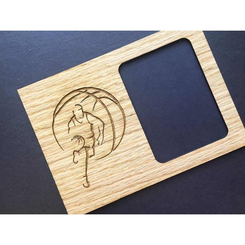 Basketball Picture Frame - 5x7 Frame Holds 3x4 Photo