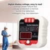 Polarity Socket Tester, 250V 50Hz 60Hz LCD Electric Leakage Outlet