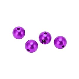 VGEBY Bike Cable End Cap, Aluminium Alloy Bike Brake Cable Ends ZTTO Bike Cable End Ball Caps Reusable Brake Cable End Crimps for Mountain Bike Road Bike(Purple)