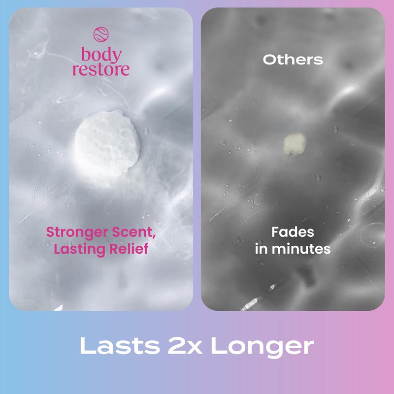 Body Restore Shower Steamers Aromatherapy 6 Pack - Christmas Stocking