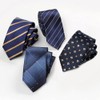 FASELE Necktie, Unisex, Unisex, Striped, Anchor Pattern, Students, High School