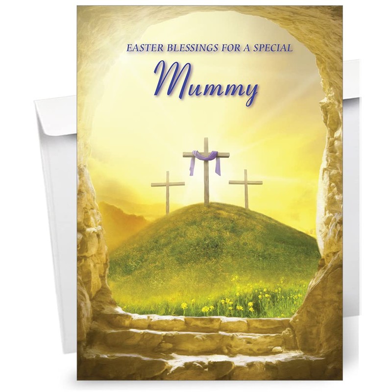 Mummy Religious Easter Card - Christian Easter Card - A5